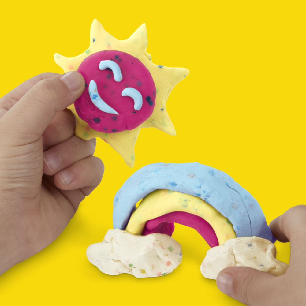 PLAY DOH SET 4 CUTII PLASTILINA CONFETI [6]