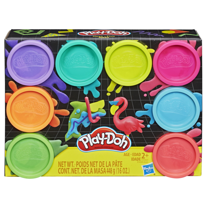 Play doh set 8 borcanase neon [1]