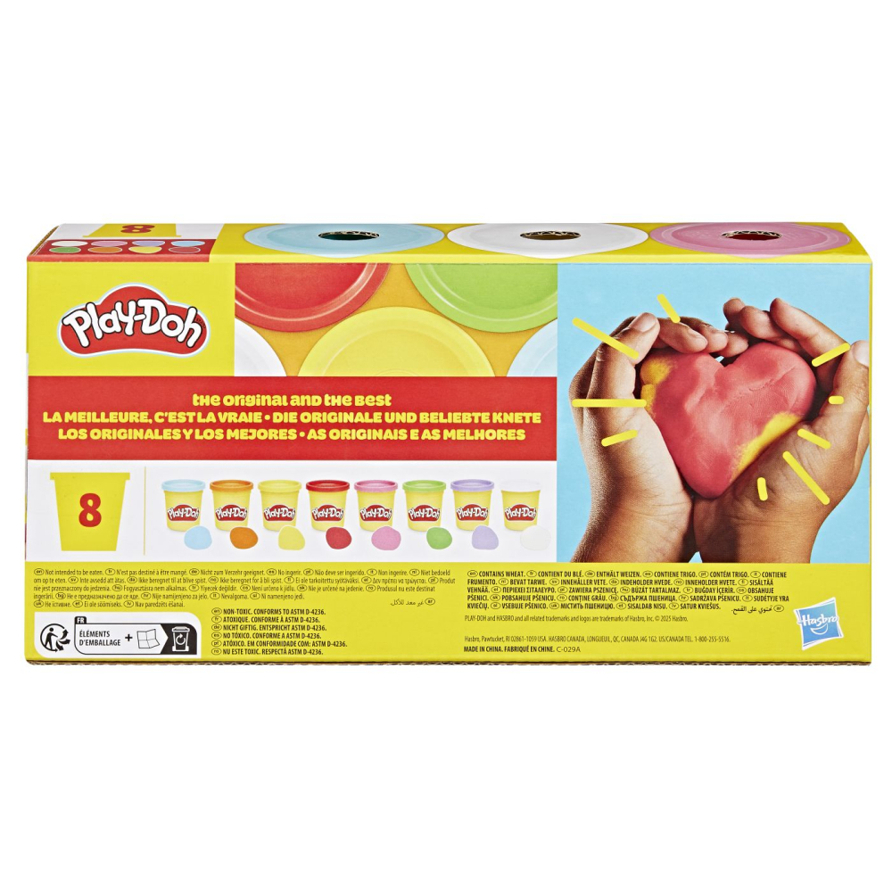 PLAY DOH SET 8 CUTII DE PLASTELINA CURCUBEU [3]