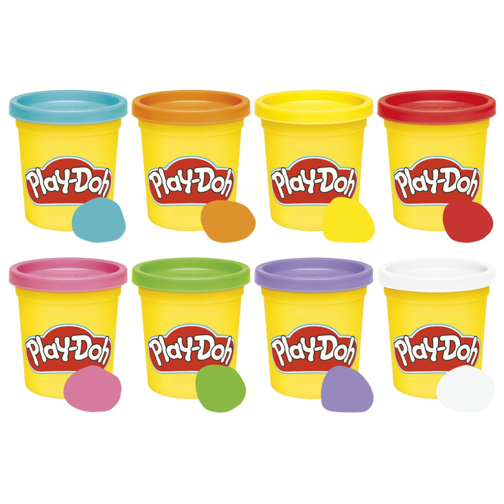 PLAY DOH SET 8 CUTII DE PLASTELINA CURCUBEU [2]
