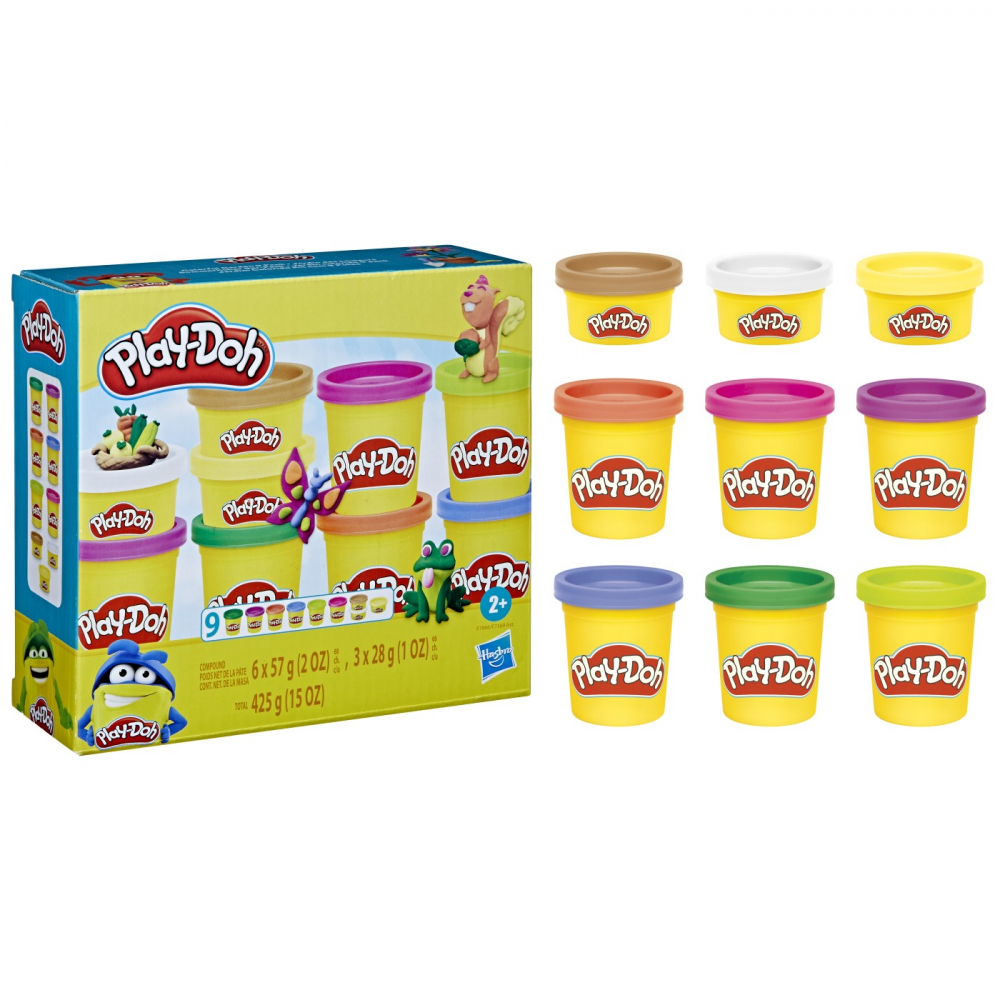 Play-Doh Set 9 Cutii Plastelina [3]