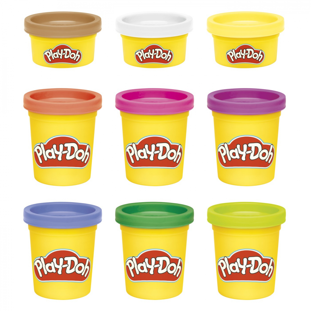 Play-Doh Set 9 Cutii Plastelina [2]