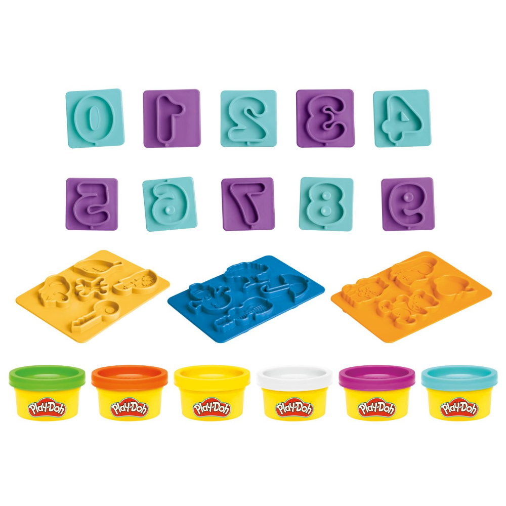 PLAY DOH SET FORME CIFRE [8]