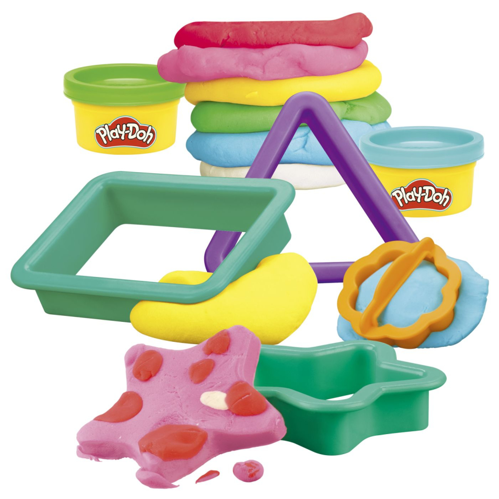 PLAY DOH SET FORME GEOMETRICE [10]