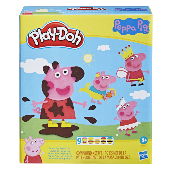 Play-doh set peppa pig - plastilina cu accesorii