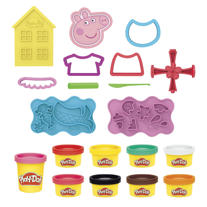 Play-Doh Set Peppa Pig - Plastilina cu Accesorii  [2]