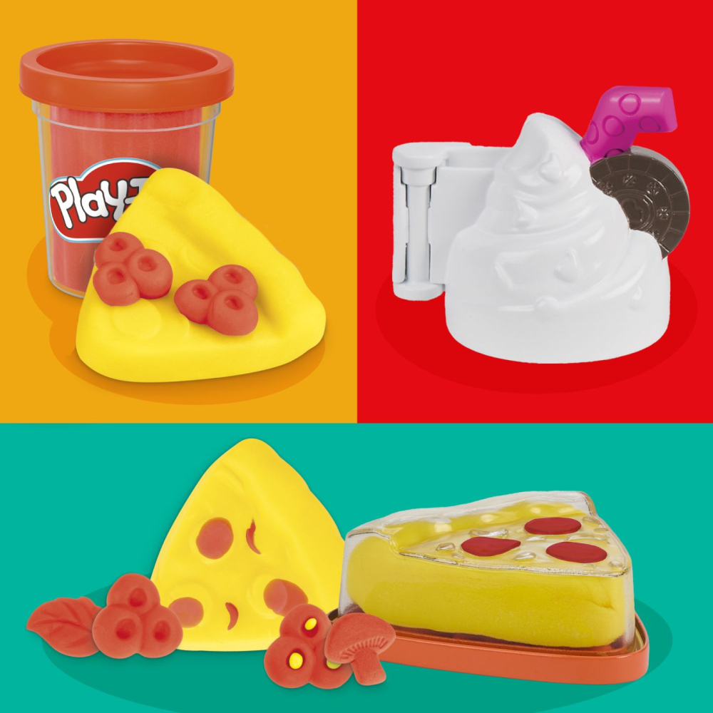 PLAY DOH SET PIZZA SI MILKSHAKE [7]
