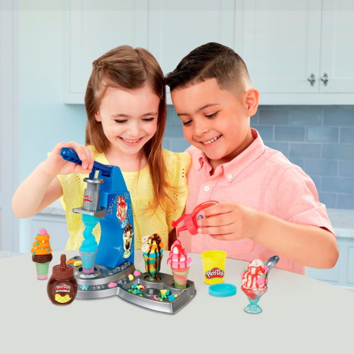 Play-Doh Super - Setul de Înghețată cu Topping  [4]
