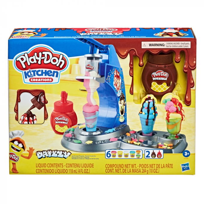 Play-Doh Super - Setul de Inghetata cu Topping