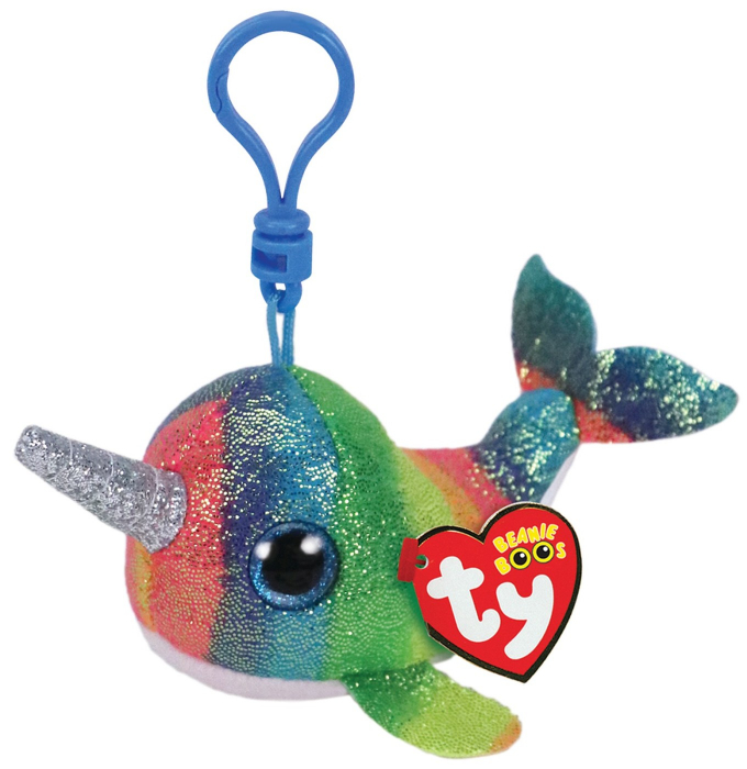 Plus Breloc Ty 8.5cm Boos Nori Narval Multicoloră  [1]