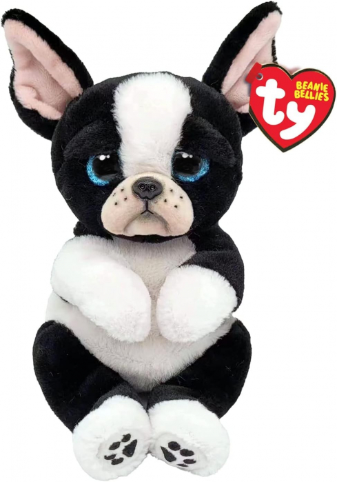 Plus TY 15cm Beanie Bellies Tink Cățeluș Alb și Negru  [1]
