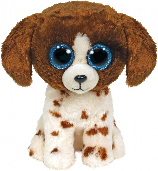 Plus Ty 24cm Câine Maro Alb  [2]