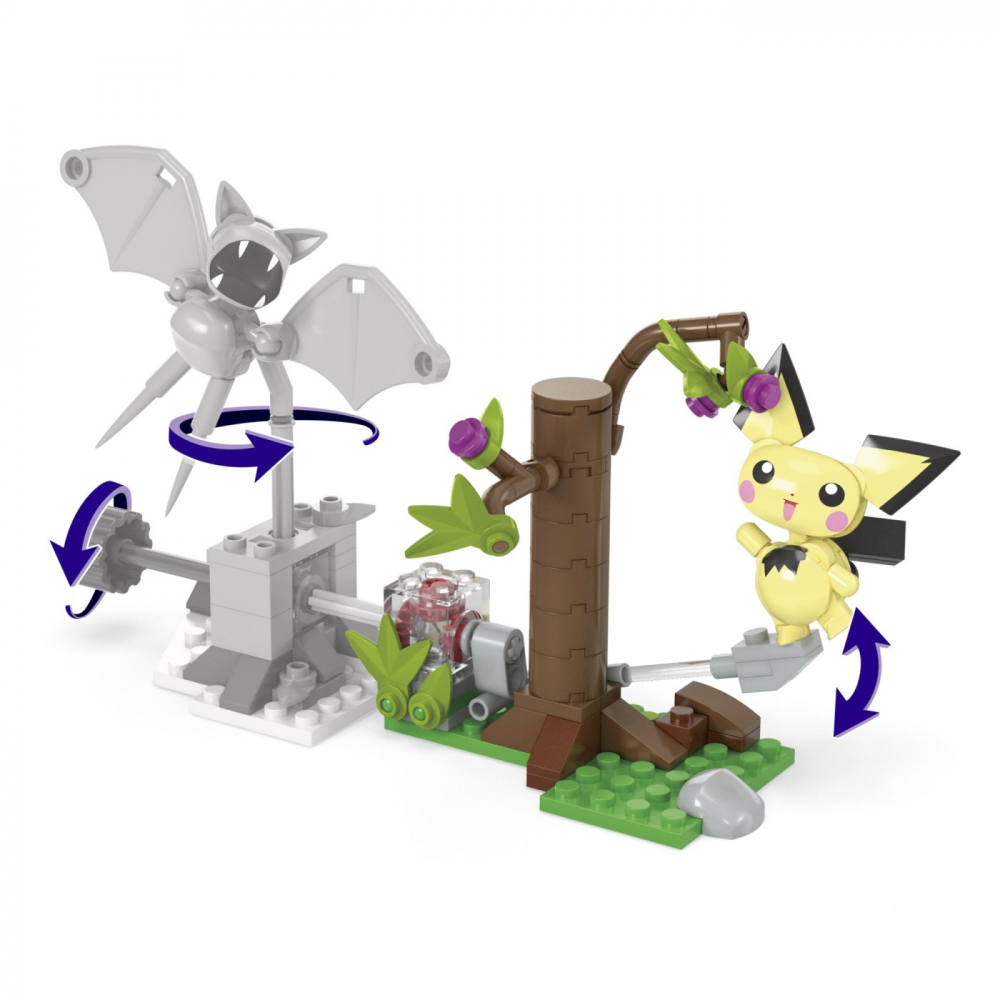 Pokemon Mega Set De Constructie Forajele Forestiere Ale Lui Pichu [3]