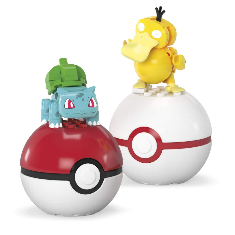 POKEMON MEGA SET DOUA BILE BULBASAUR SI PSYDUCK 40 PIESE [2]
