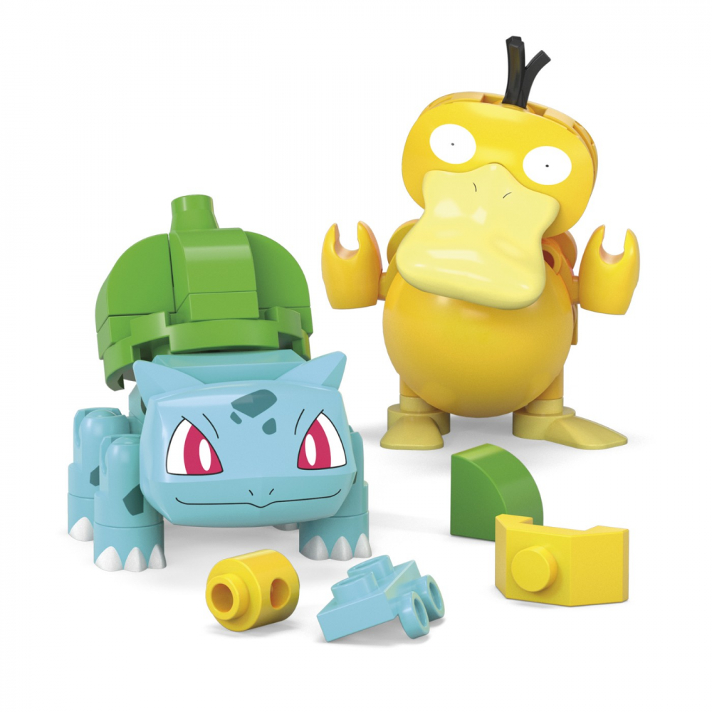POKEMON MEGA SET DOUA BILE BULBASAUR SI PSYDUCK 40 PIESE [5]