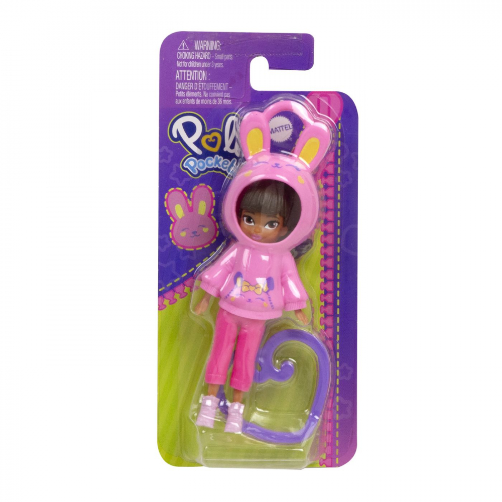 POLLY POCKET PAPUSA CU CLIPS SI HANORAC CU GLUGA [9]
