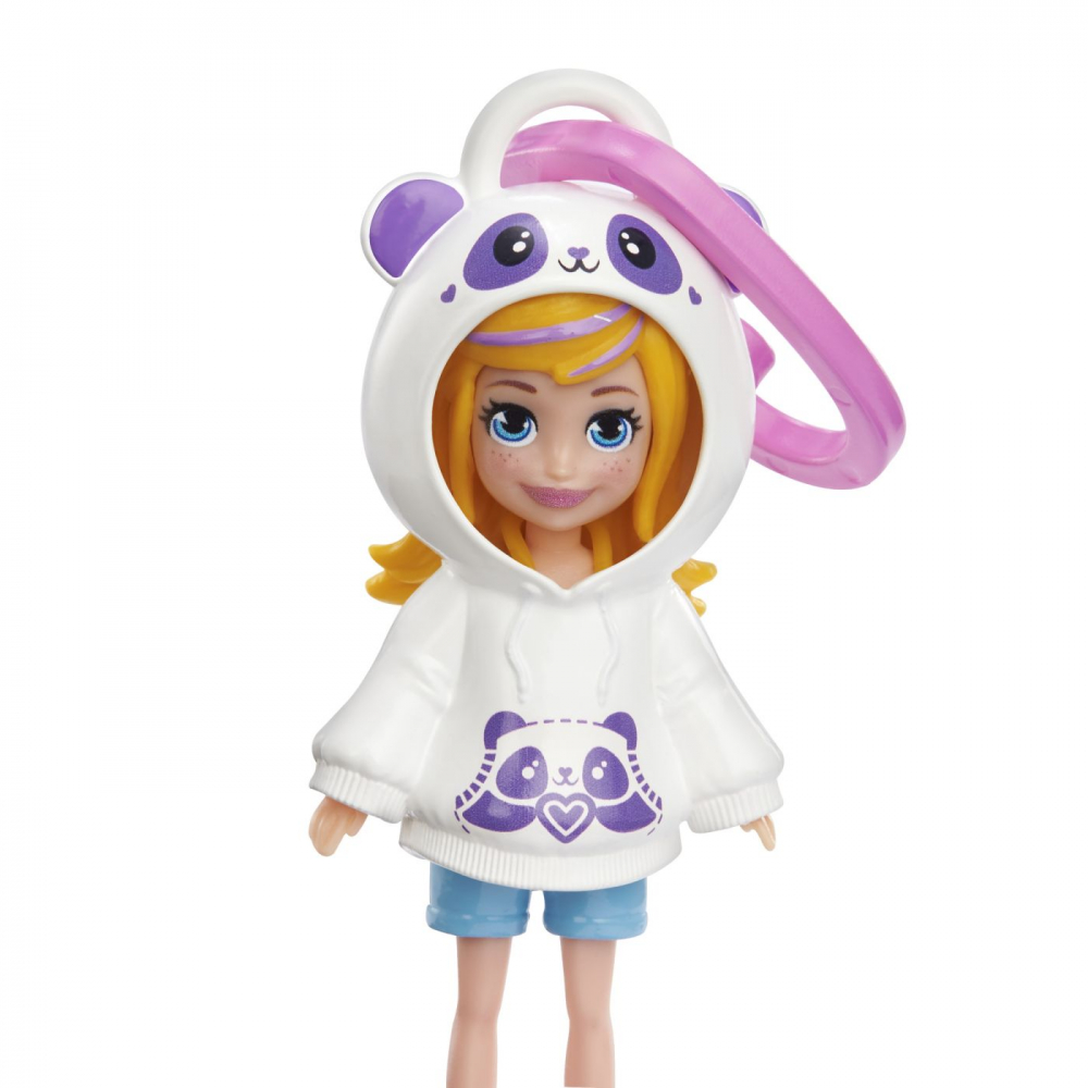 POLLY POCKET PAPUSA CU CLIPS SI HANORAC CU GLUGA [13]