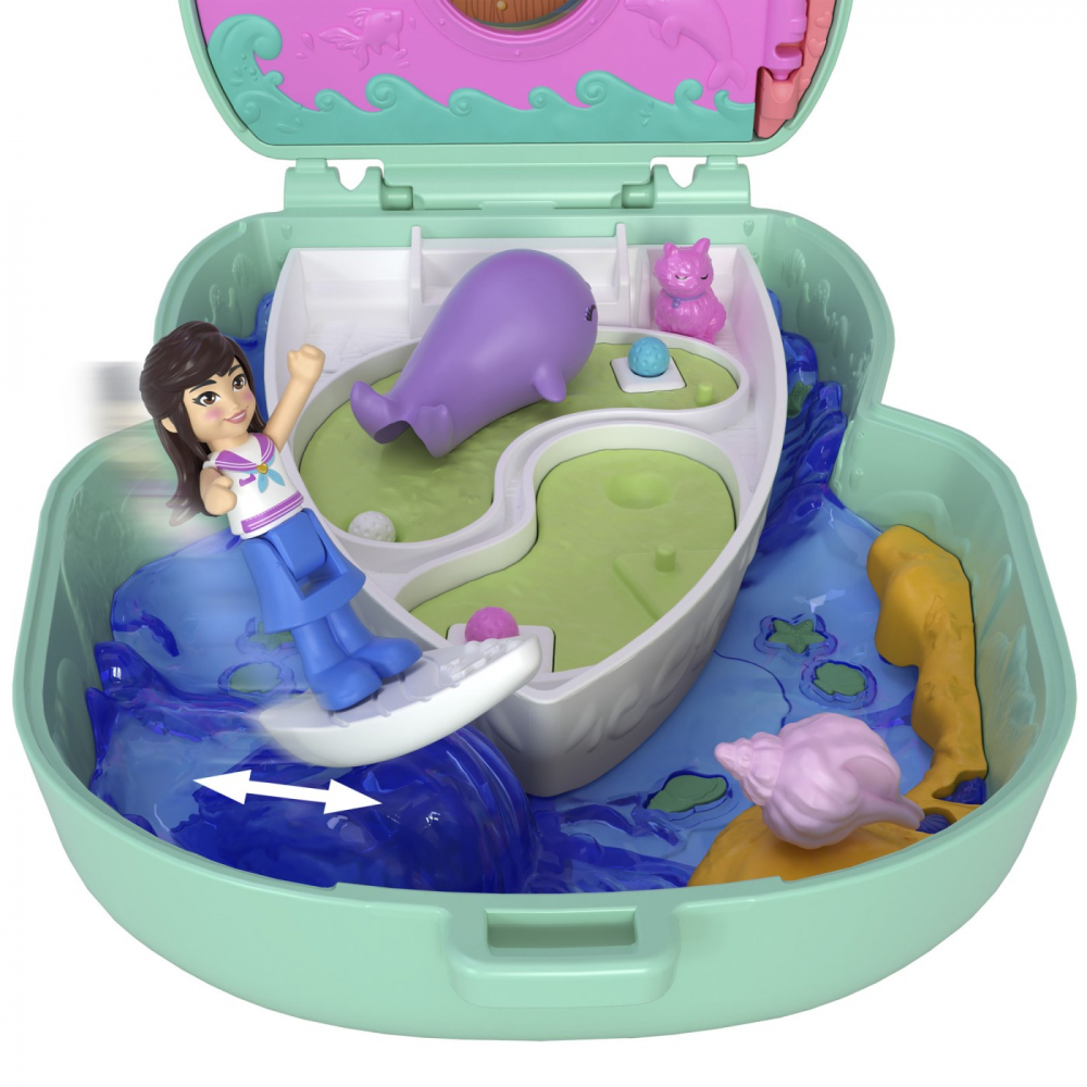 POLLY POCKET SET GENTUTA ANIMALUT PISICUTA MARINAR CU ACCESORII [2]