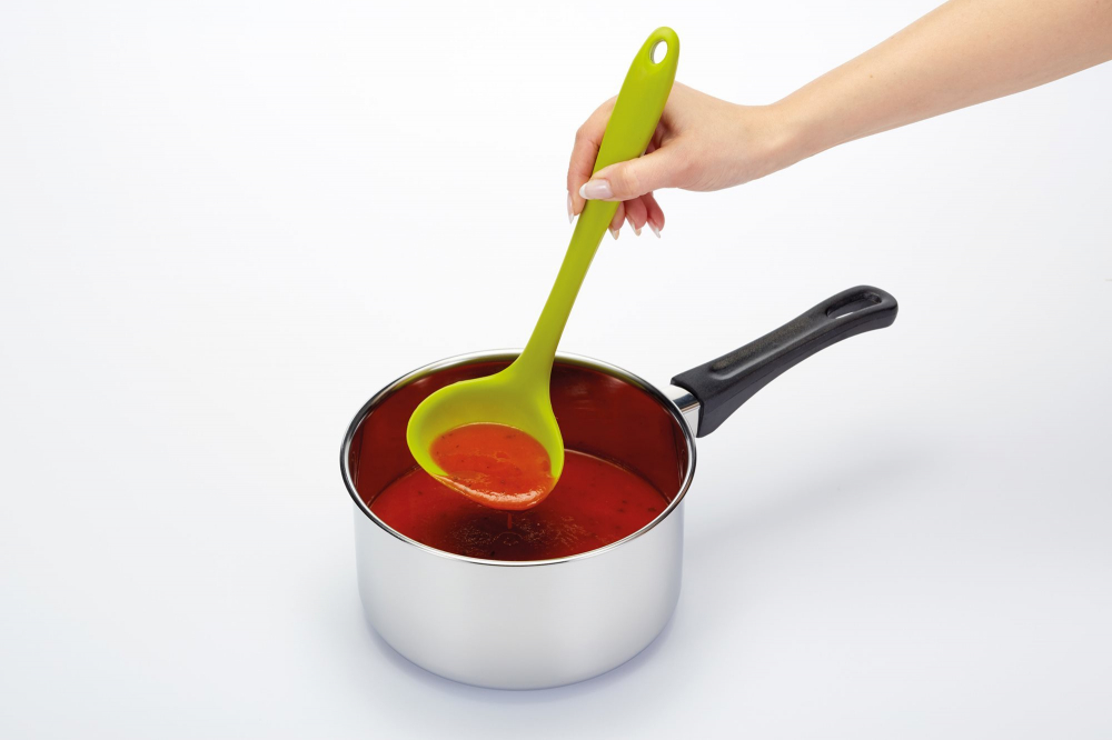 Polonic din silicon pentru bucatarie,diverse culori,30x9 cm [2]