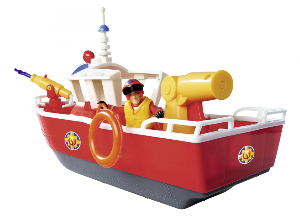 POMPIERUL SAM BARCA DE SALVARE TITAN CU FIGURINA SAM SI ACCESORII [2]