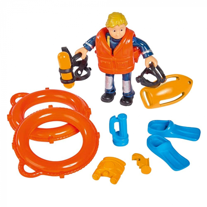 Pompierul Sam Barca Neptun cu Figurină și Accesorii  [5]