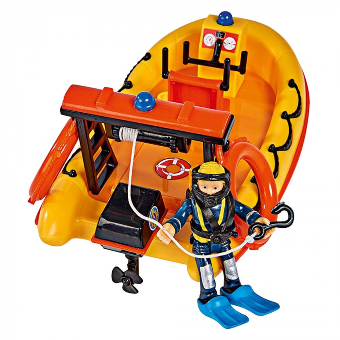 Pompierul Sam Barca Neptun cu Figurină și Accesorii  [6]
