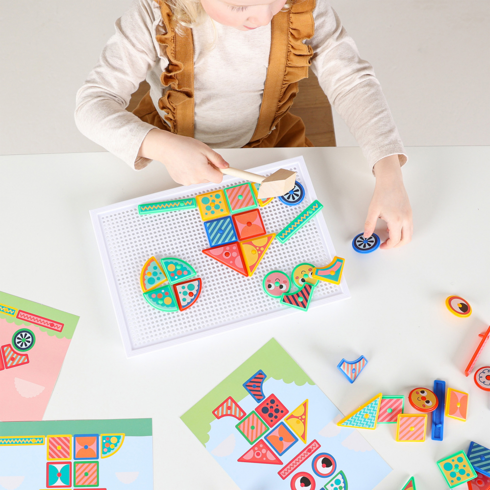 Primul meu joc creativ cu accesorii incluse Hammer Tap Tap Fantasy, 1-4 ani [3]