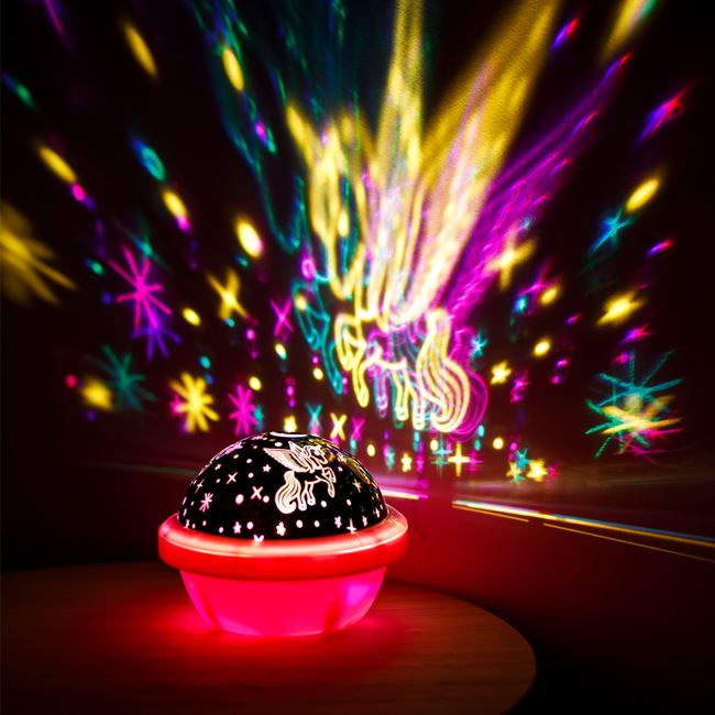 Proiector led Unicorni cu 3 moduri de lumini,plastic,13x10.5 cm [2]