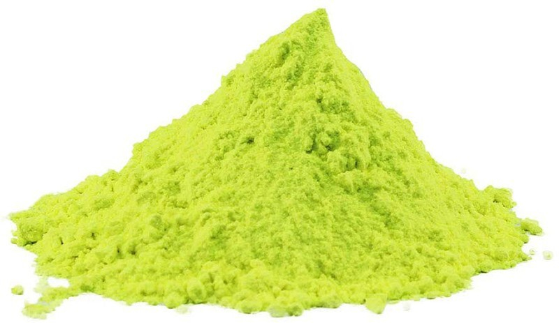 Pudra neon uv Holi din ingrediente naturale, galben uv, 100 grame