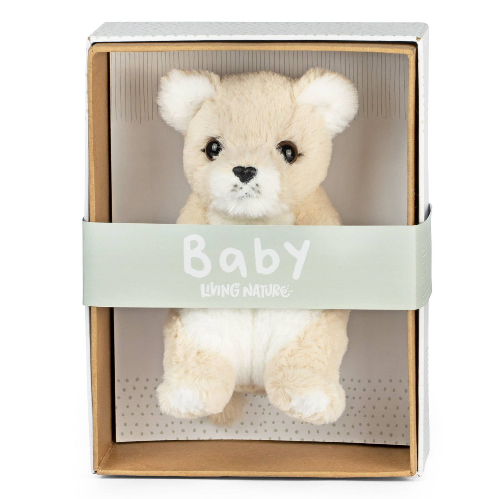 Pui de Leu Bebeluș de pluș 17 cm în cutie – Living Nature [2]
