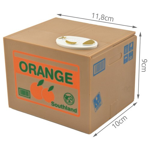 Pusculita cu baterii pentru monede Piscuta hotomana, plastic,11x10x9 cm [2]