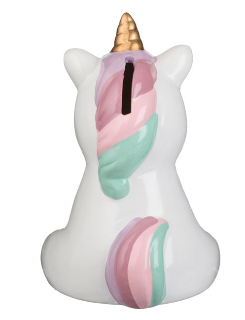 Pusculita din ceramica pentru fetite model Unicorn, 12x12x19 cm [4]