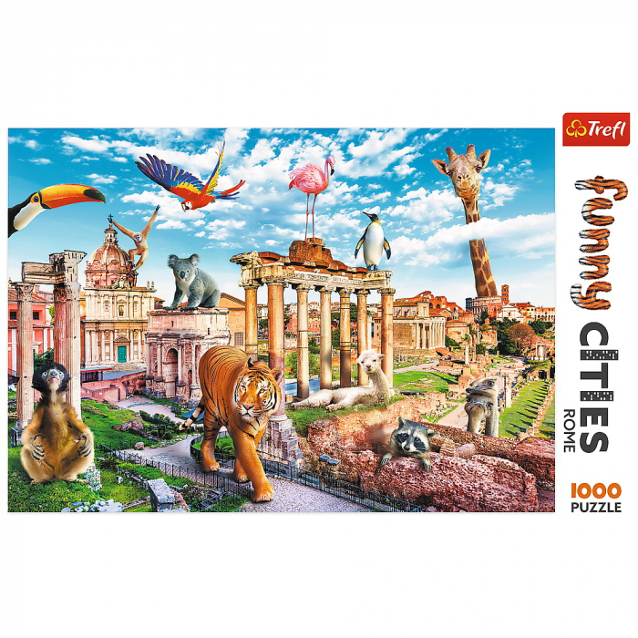 Puzzle 1000 Orase Amuzante, Roma Salbatica  [3]
