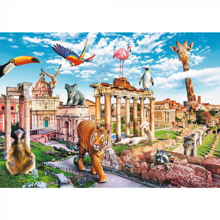 Puzzle 1000 Orase Amuzante, Roma Salbatica  [2]