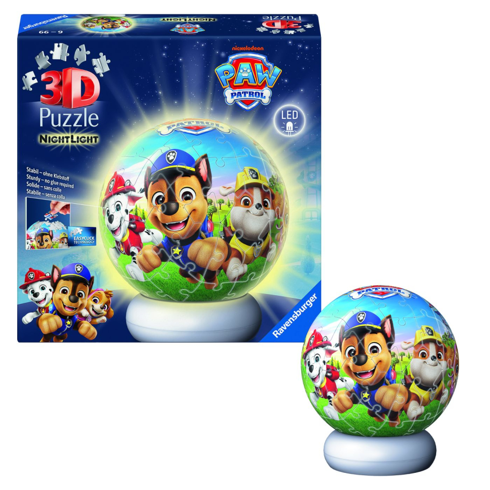 PUZZLE 3D GLOB PATRULA CATELUSILOR CU LED [5]