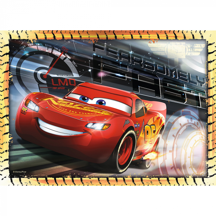 Puzzle 4 în 1 Cars - Pe Locuri  [4]