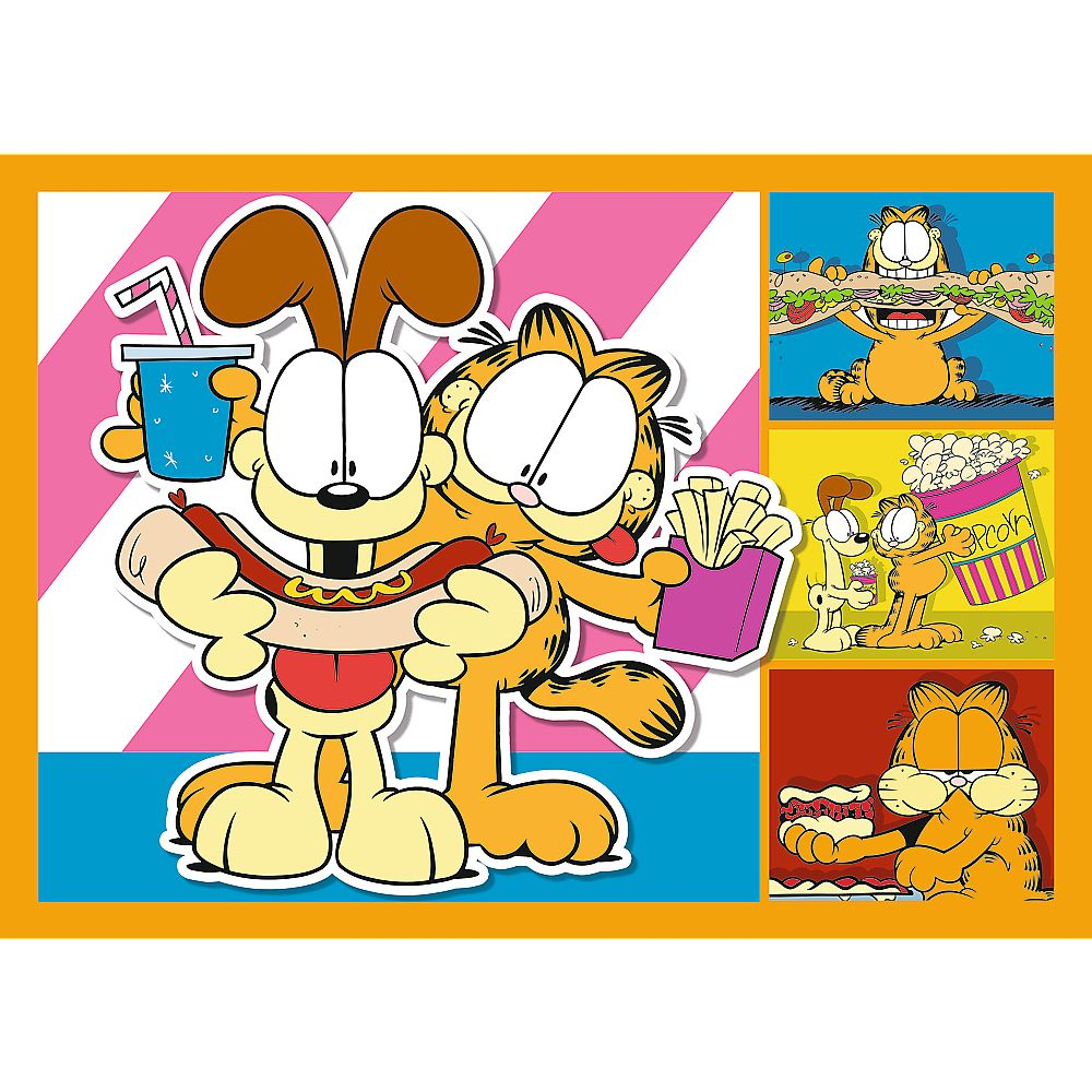 PUZZLE 4IN1 LUI GARFIELD II PLACE LASAGNA [4]