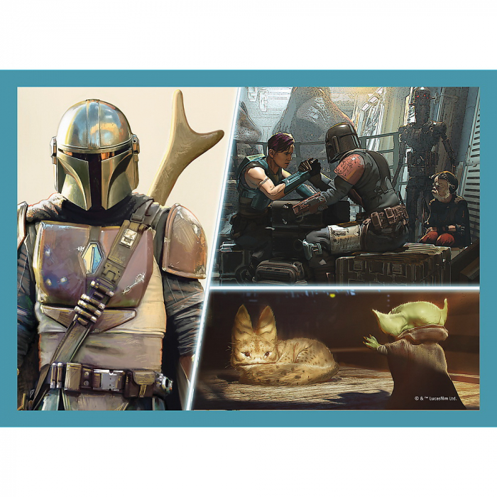 Puzzle 4in1 Mandalorian și Lumea Lui [5]