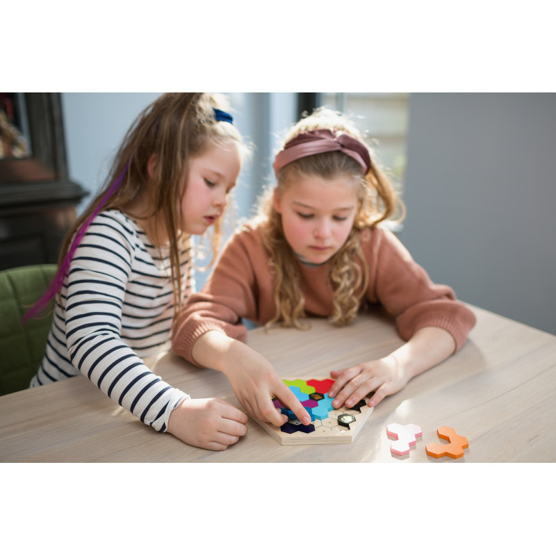 Puzzle Beezzz din lemn in forma de stup de albine,+8 ani [2]