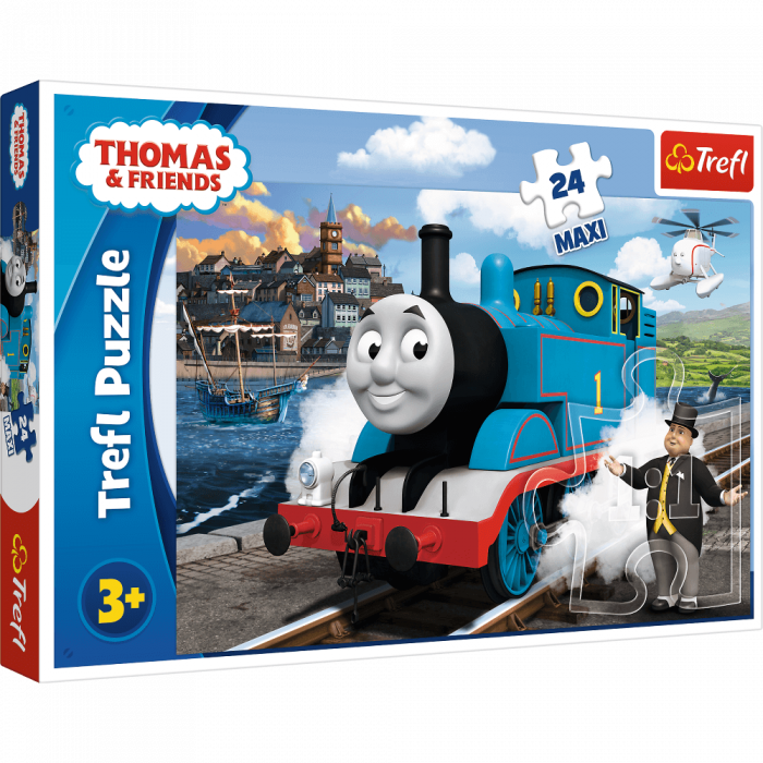 Puzzle carton Thomas Friends-Happy Thomas Day,24 piese maxi, +3