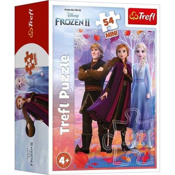Trefl Puzzle carton mini,frozen 2 world of anna and elsa,54 piese,+4