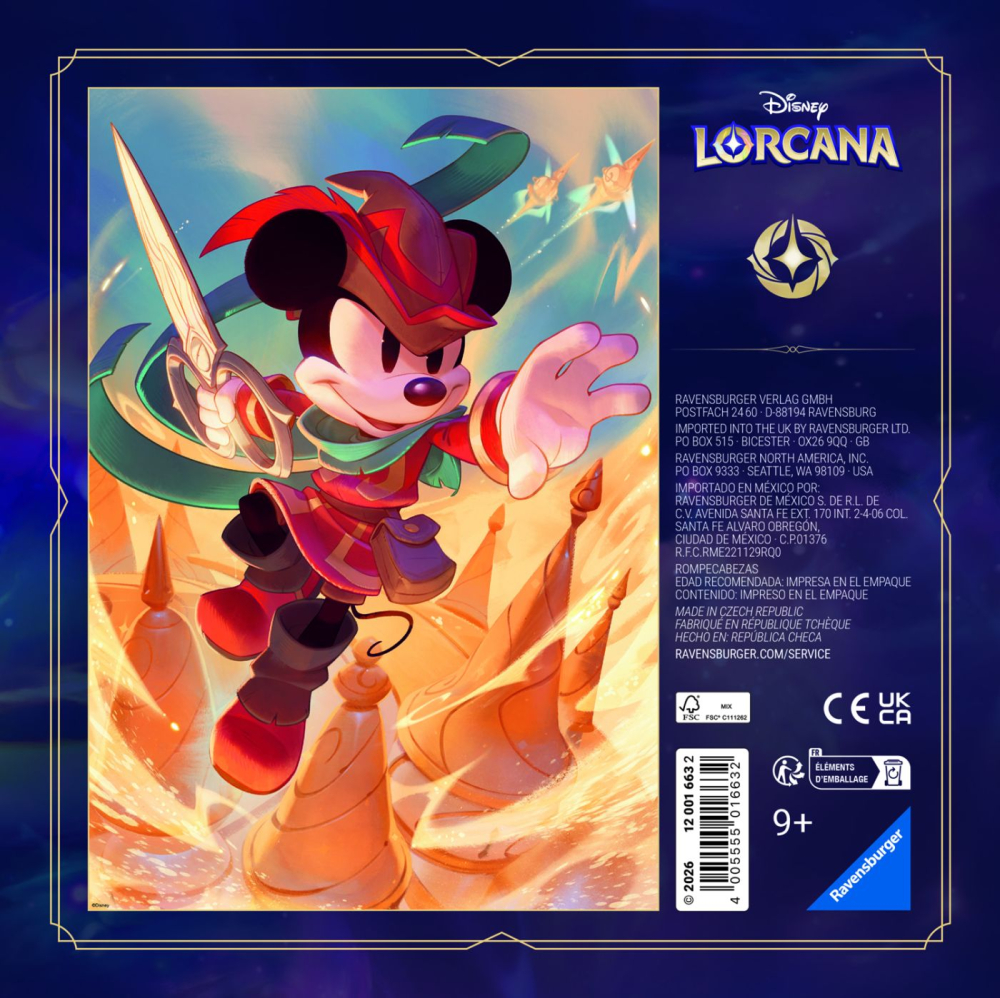 PUZZLE DISNEY LORCANA MICKEY MOUSE CROITOR CURAJOS 300 [4]