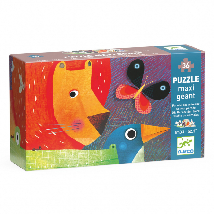 Puzzle gigant Djeco Parada animalelor [5]