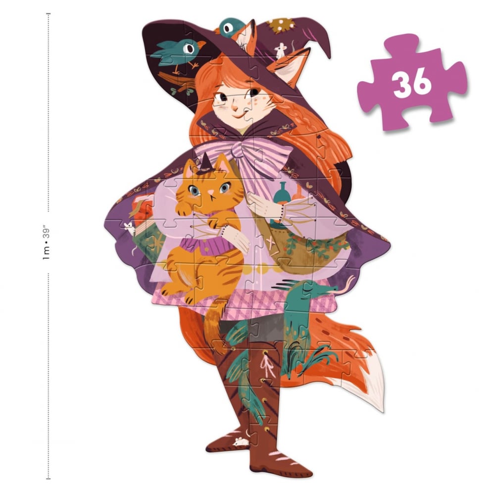 Puzzle gigant Vrajitoarea Lily, Djeco [4]