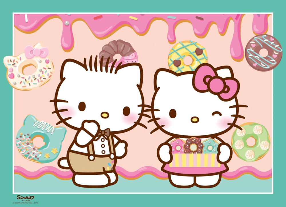 PUZZLE HELLO KITTY BUMPER PACK 4X100 [3]