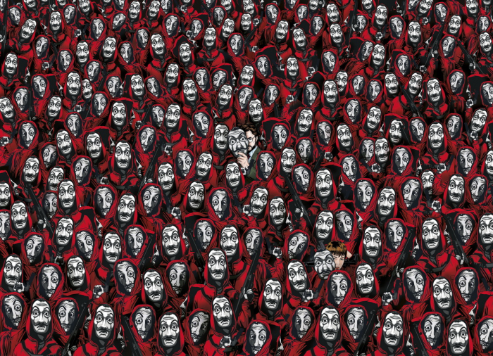 Puzzle impossible la casa de papel 1000 de piese clementoni [2]