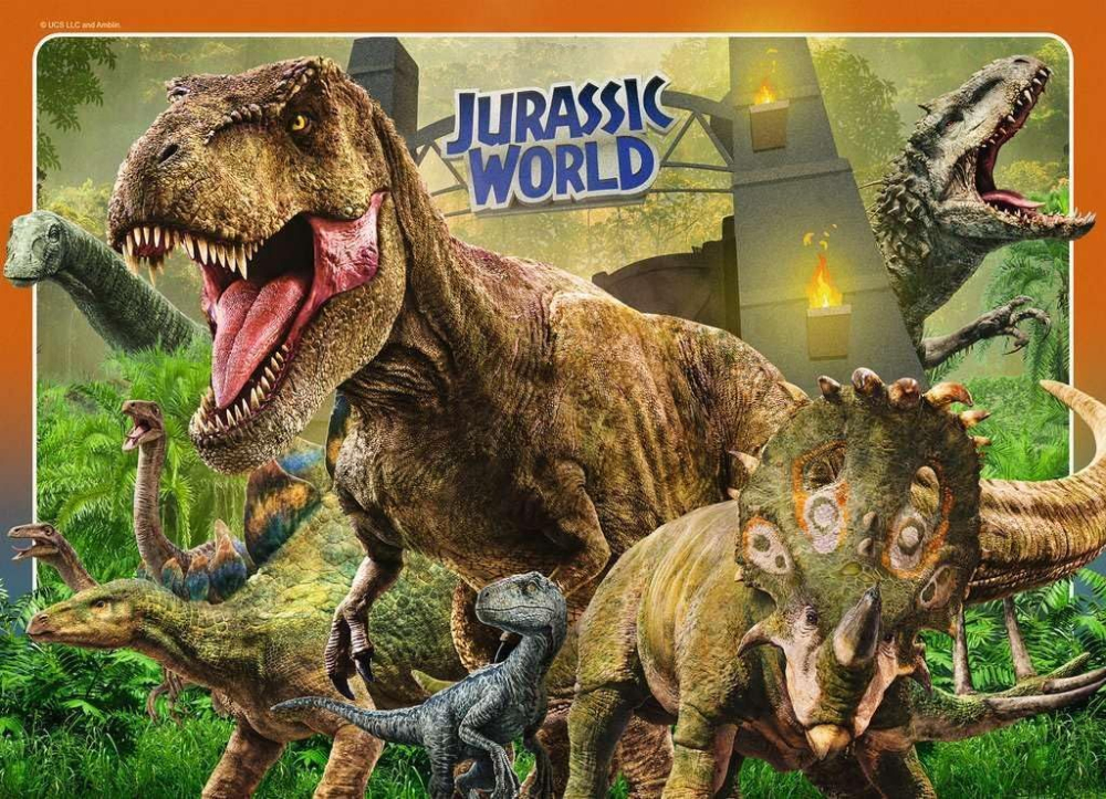 PUZZLE JURASSIC WORLD BUMPER PACK 4X100 [4]