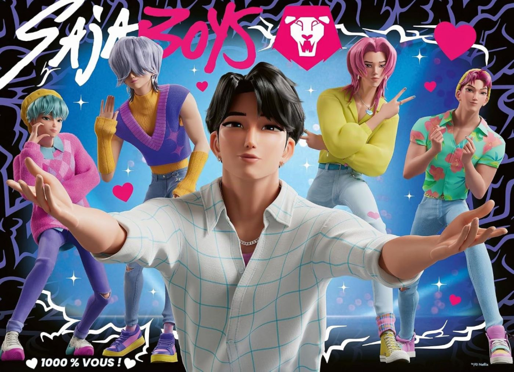 PUZZLE K POP VANATORI DE DEMONI 4X100 [6]