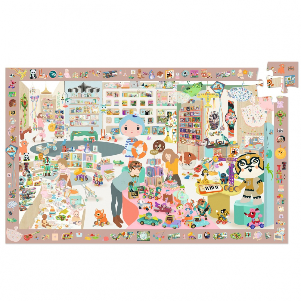 Puzzle Micul magazin, Djeco [3]
