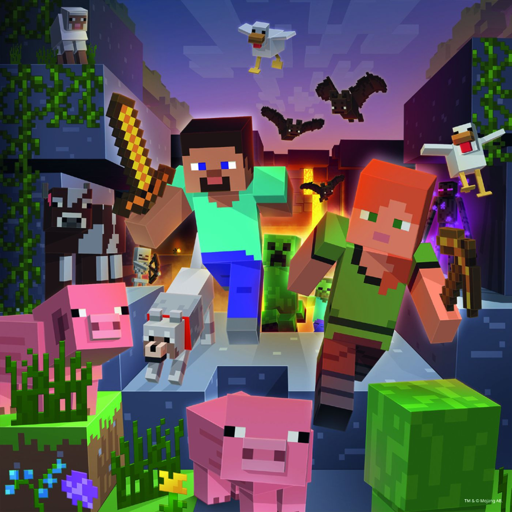 PUZZLE MINECRAFT 3X49 [3]